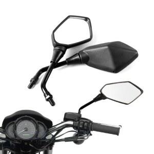 오토바이부품 개짝 UNIVERSIAL 8MM 10MM 오토바이 미러 자전거 전자 스쿠터 뒷면 볼록 ELECTROMOBILE 거울 백미러
