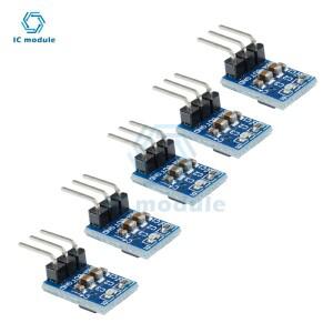 5Pcs 3 핀 AMS1117 DC4.5V-7V ~ 3.3V DC6V-12V 5V 전압 레귤레이터 다운 DC-DC 스텝 전원 공급 장치 벅 모