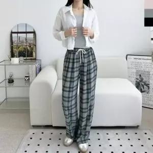 일자 배기팬츠 신상 캐쥬얼 세미 스판 여성바지 코디