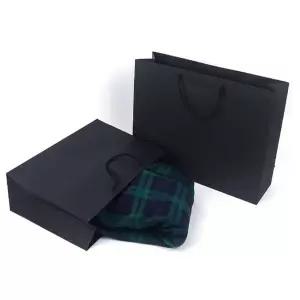 40X28CM 블랙쇼핑백 가로쇼핑백 검정쇼핑백