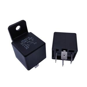 JD2912 4Pin 40A 자동 릴레이 DC 12V 24V 36V 48V 72V 장착 구멍 코일 전원 1.8W 제어 장치