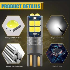 T10Led 공원 조명 12V 24V 트럭 바이크 오토바이 스쿠터 자동차 W5W 위치 빛 번호판 DRL