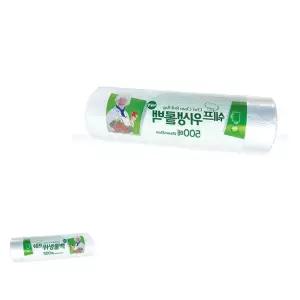 뮤 쉐프 위생백 일회용 비닐백 롤팩 25x35 500매