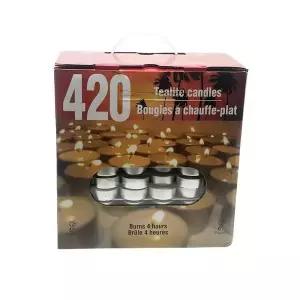[셀러허브][엘리건트] 코 스트코 엘리건트 티라이트 420P 미니양초 캔들 인테리어 소품 (S23645902)
