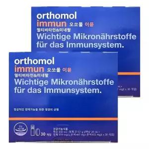 [셀러허브]오쏘몰 이뮨 멀티비타민 미네랄 (액상 20ml + 정제 919mg) x 30개입 2박스 HISM (S36460494)