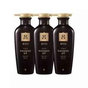 려 진생보 두피모발영양 샴푸 400ml 3개