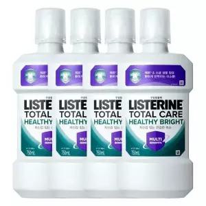 [셀러허브]리스테린 토탈케어 헬씨 브라이트 750ml 4개 (S44234497)