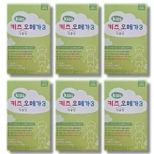 [셀러허브]고려은단 키즈 오메가3 30구미 젤리 6박스 (S51150591)