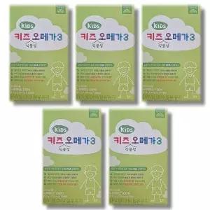 [셀러허브]고려은단 키즈 오메가3 30구미 젤리 5박스 (S51150592)