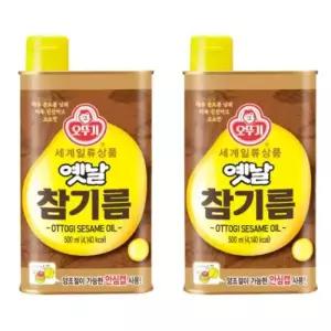 오뚜기 옛날 참기름 450ml 2개