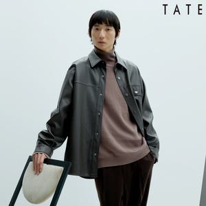 테이트 (남성)오버핏레더자켓_KABW9-MGJ020