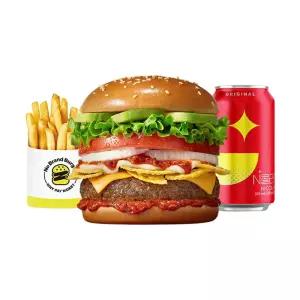 [노브랜드버거] 아보카도 타코 버거 세트