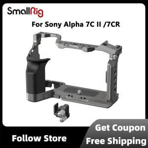 범용 카메라케이지Sony Alpha 7C II / 케이블 클램프 콜드 슈 마운트 5198용 실리콘 포함된 퀵