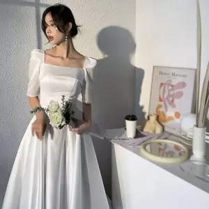 피로연 원피스 브라이덜샤워 블랙 촬영 드레스 여성 하객룩