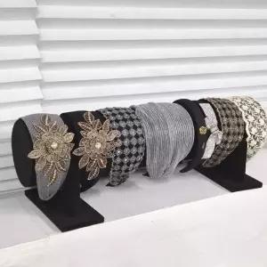정리함 벨벳 귀걸이 프리마켓 린넨 머리띠 스타일 헤어밴드 50cm 50cm