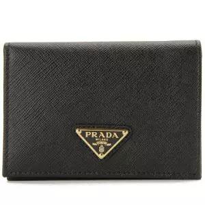 PRADA  26SS 사피아노 트라이앵글 로고 반지갑 1MV021 QHH F0002