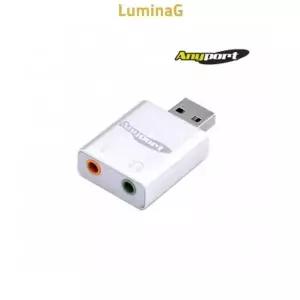애니포트 USB 7.1채널 외장형 사운드카드 usb- to