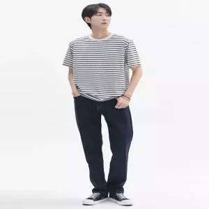 탑텐 MSG2DP1902 여성 청바지 데님 남성 COOL 스트레이트 _ 6076715