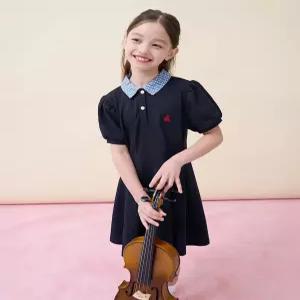 빈폴 키즈 BI6371G01R 아동 피스 유아 체크 칼라 반소매 피케 - 네이비 6074248