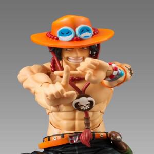 애니메이션 원피스 18cm BJD 관절 가동형 에이스 PVC 액션 피규어 수집 모델 장난감