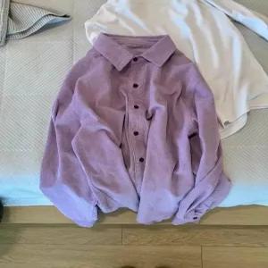 코듀로이셔츠 대학생 봄가을 퍼플 면 골덴 간절기 데일리 솔리드 상의 재킷 남성