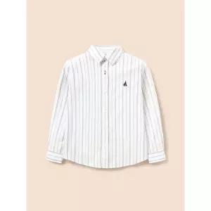[BEANPOLE KIDS] 클래식 멀티 스트라이프 셔츠  화이트 (BI6864U031)