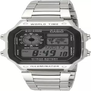 카시오 디지털 패션 쿼츠 남성 청소년 AE1200WHD1A