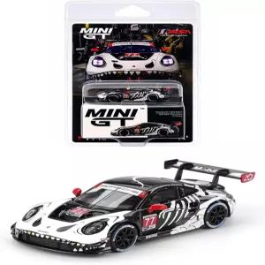 미니 GT 포르쉐 911 R 77 AO 레이싱 IMSA 쁘띠 르망 판 1/64 MGT01143과 호환되는 다이캐스트 모델 차량