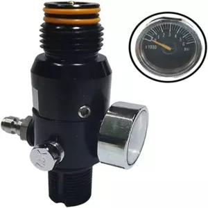 페인트볼 에어소프트 PCP 압축 공기 CO2 질소 실린더 탱크 병 4500psi 입력 출력 Aopkeo A 레귤레이터 밸브