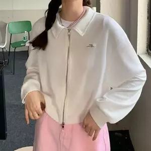 여자 후디 빅사이즈 2WAY 탱크 골지 클래식 집업