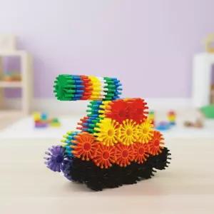 코코 베이직블럭 톱니바퀴 꽃모양 조립블럭 블록 모양만들기 두뇌발달 120p BB2808
