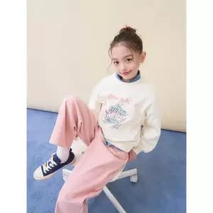 [BEANPOLE KIDS] [시즌오프 30%] 여아 그래픽 스웨트 셔츠 - 아이보리 (BI6141G060) (BI6141G060)
