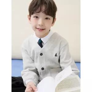 [BEANPOLE KIDS] [시즌오프 30%] 와플 소재 카디건 상하세트 - 베이지 (BI6141U03A) (BI6141U03A)