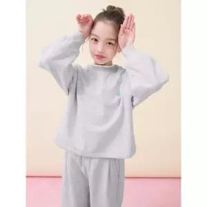 [BEANPOLE KIDS] 여아 빙키 그래픽 포인트 상하세트  그레이 (BI6141G053)