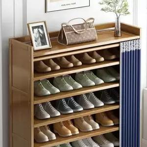 현관 신발장 다용도 가림막 수납 원목 신발장 틈새 진열장 정리함 조립식 보관함 정리대 정리