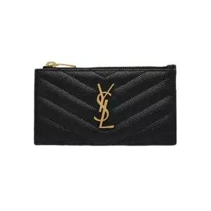 생로랑 MUST IT_ SAINT LAURENT] 607915 BOW01 1000 공용 카드지갑