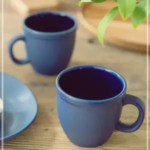 조이엘로 미니 도자기 2p 머그 네이비 세트 250ml ZWB2FBC2