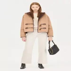시슬리 리버서블 후드 인조 무스탕 SALE36461