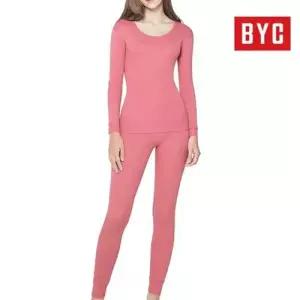 BYC 베이직 여자 (내복)상하세트DCS5072 / 인디언핑크 WFG8HUX