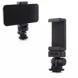 DSLR 카메라 사진 핫슈 휴대폰 촬영 회전 영상 어댑터 액세서리 브라켓 볼헤드 스마트폰 모노포드
