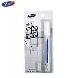 브이텍 타일 줄눈마카 펜 보수제 화이트 10ml VT-015