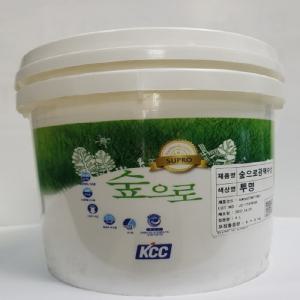 KCC 숲으로 광택수성페인트 투명 4L 유광 반광 무광 내부용 친환경 코팅 마감재 조색