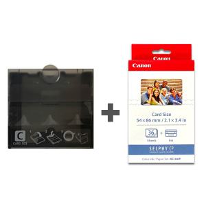 캐논 셀피 포토프린터 CP1300(화이트)+PCC-CP400카세트+KC-36IP포토용지 세트제품