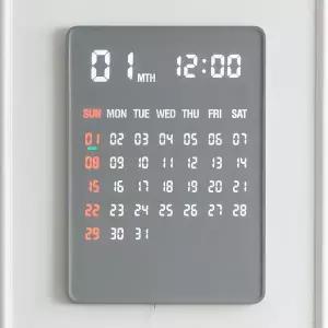 플라이토 와이파이 자이언트 전자달력 인테리어 LED 벽시계 50cm