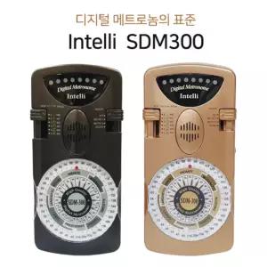 인텔리 SDM-300 디지털 메트로놈 박자기 튜너기 전자 튜닝 다기능