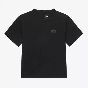 노스페이스 티 셔츠 UR35D 여성 프로스트 반팔 티셔츠 BLACK 룩 여자 편한 운동 일상 골프 여행 용