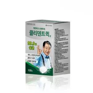 클리덴트 퀵정 의치세정제 108정 틀니세정제