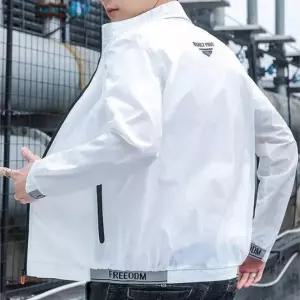 남성용 초경량 여름 가을 바람막이 후드 자켓