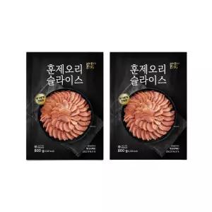 반찬단지 훈제오리 슬라이스 800g, 2개