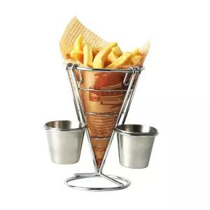 크레페 거치대 실버 분식집 A09 컵 세트 걸이 검정 감자튀김 XR 업소용 디저트 블랙 스틸 컵